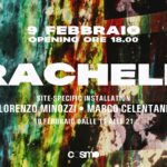 Rachele é un installazione site-specific che nasce dalla collaborazione tra il musicista Lorenzo Minozzi e l'artista visivo Marco Celentani. Cosmo Trastevere